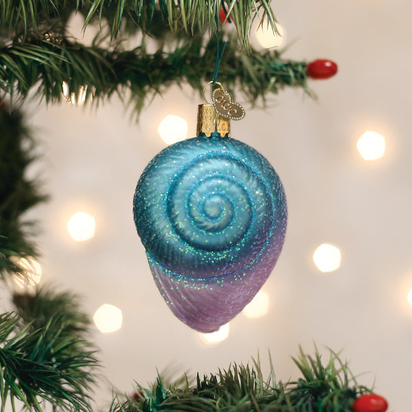 Fanciful Spiral Shell Ornament - Grazingbelles