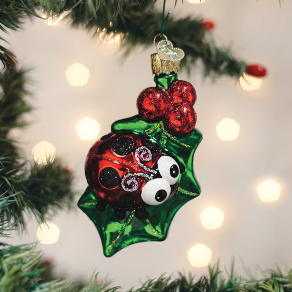 Holly Ladybug Ornament - Grazingbelles