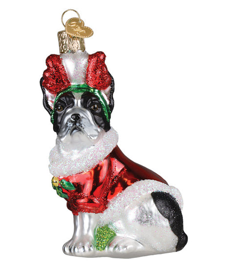 Holiday French Bulldog Ornament - Grazingbelles