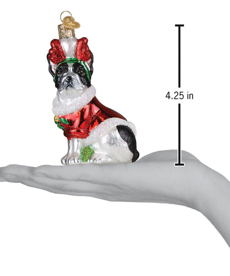 Holiday French Bulldog Ornament - Grazingbelles