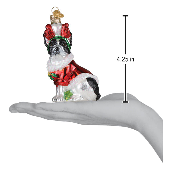 Holiday French Bulldog Ornament - Grazingbelles