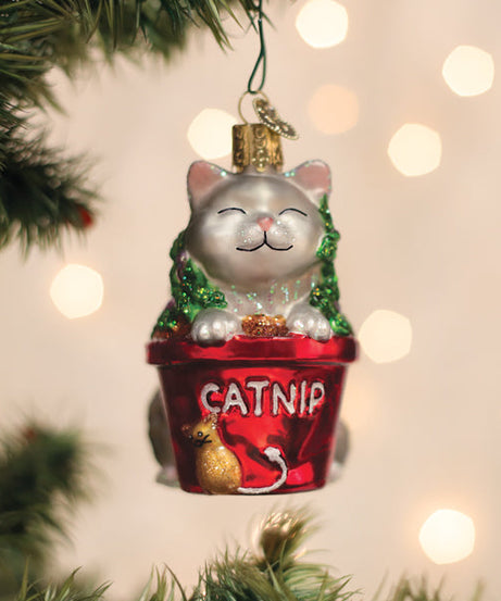 Catnip Cat Ornament