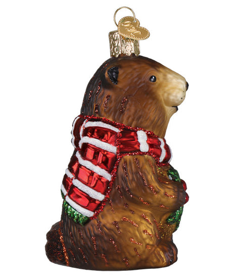 Merry Marmot Ornament
