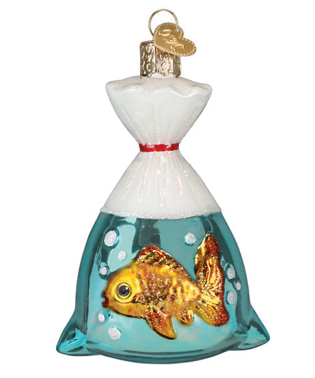 Goldfish In A Bag Ornament
