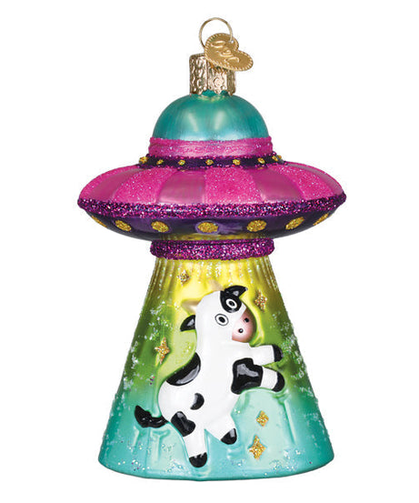 Cow Abduction Ornament