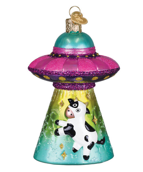 Cow Abduction Ornament