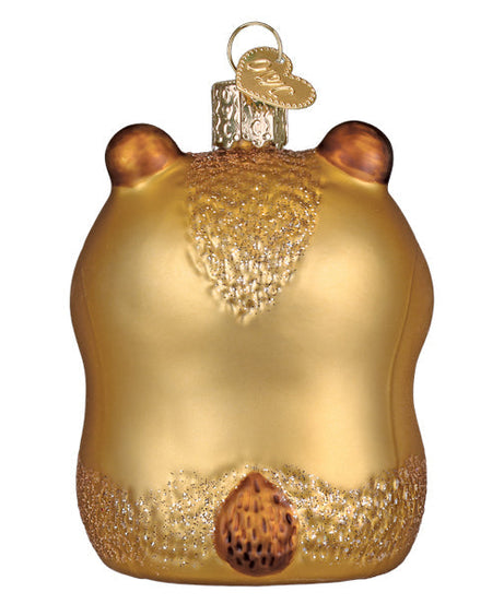 Capybara Eating Donut Ornament