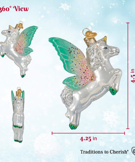Radiant Pegasus Ornament