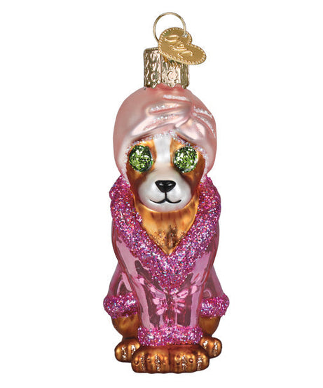 Spa Dog Ornament