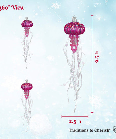Shimmering Jelly Ornament
