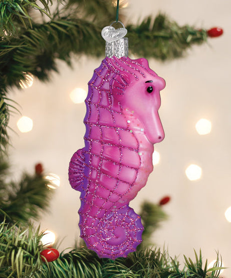 Shimmering Seahorse Ornament