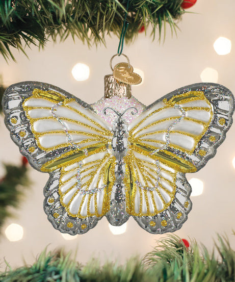 Sterling Butterfly Ornament