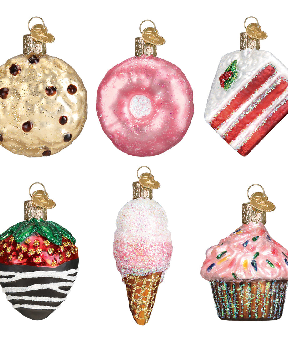 Mini Dessert Ornament Set
