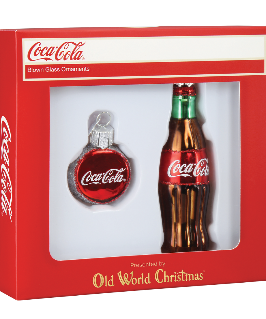 Coca-Cola® Bottle Ornament Set
