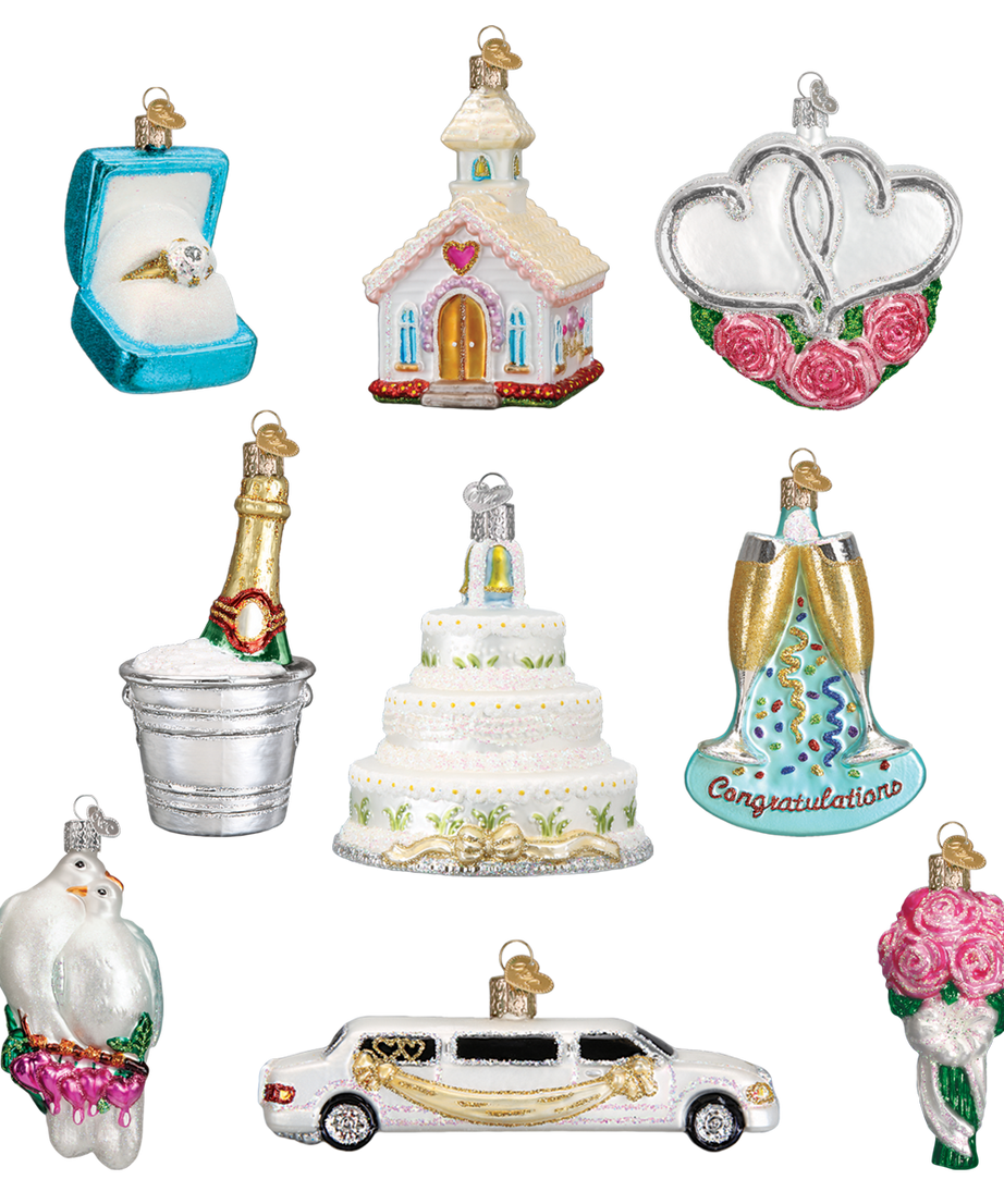 Just Married Collection Ornaments