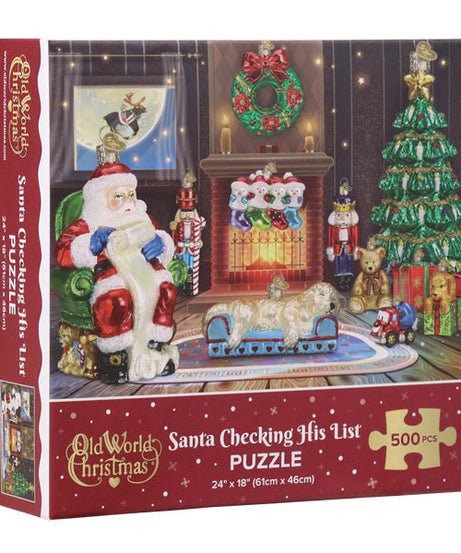 Santa Checking His List Puzzle