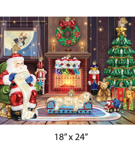 Santa Checking His List Puzzle