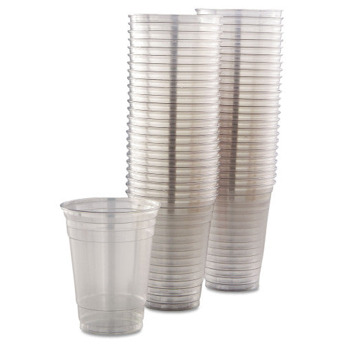 SOLO Ultra Clear PET Cups, 16 oz, Squat, 50/Bag, 20 Bags/Carton (TP16DCT) - Grazingbelles
