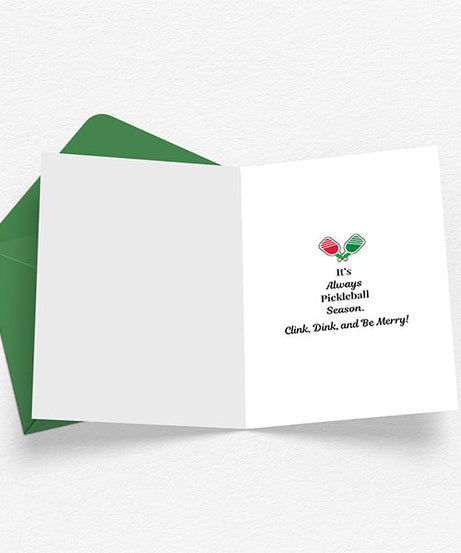Pickleball Christmas Card