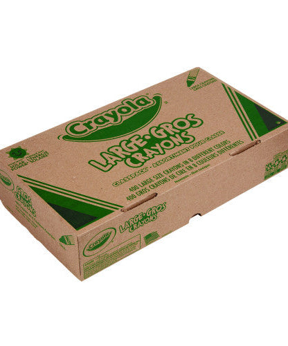 Crayola Classpack Large Size Crayons, 50 Each of 8 Colors, 400/Box (528038) - Grazingbelles