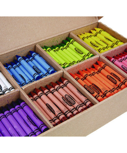 Crayola Classpack Large Size Crayons, 50 Each of 8 Colors, 400/Box (528038) - Grazingbelles