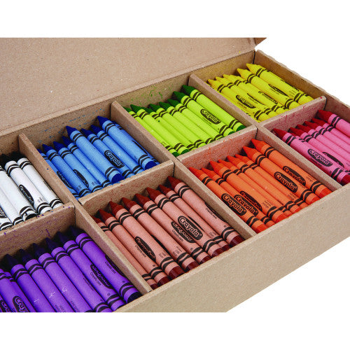 Crayola Classpack Large Size Crayons, 50 Each of 8 Colors, 400/Box (528038) - Grazingbelles