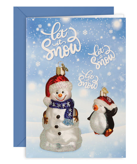 Snowman Christmas Card