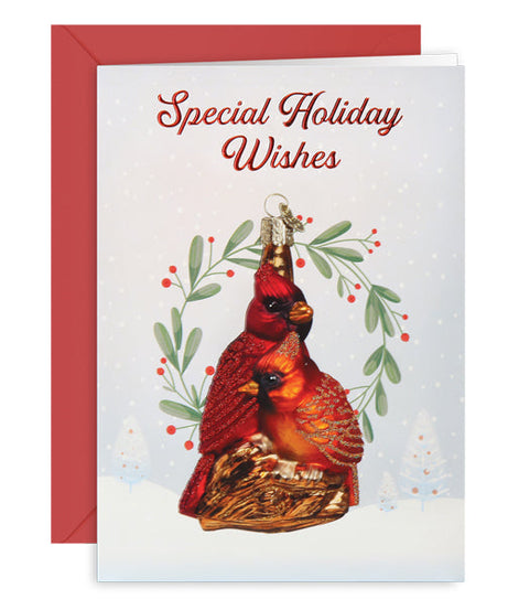 Cardinal Christmas Card