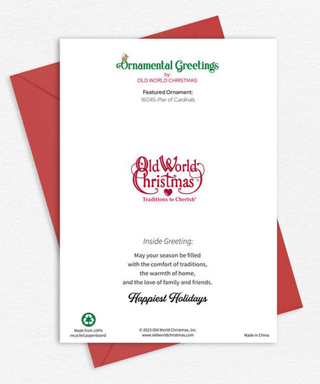 Cardinal Christmas Card