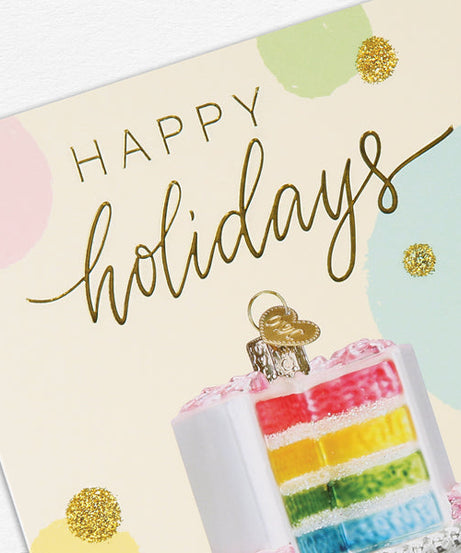 Cake Christmas Card