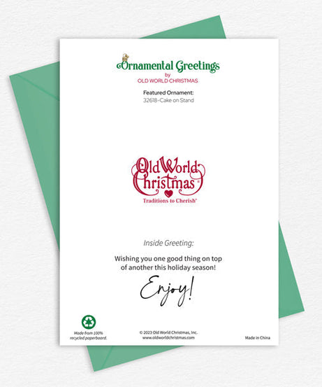 Cake Christmas Card
