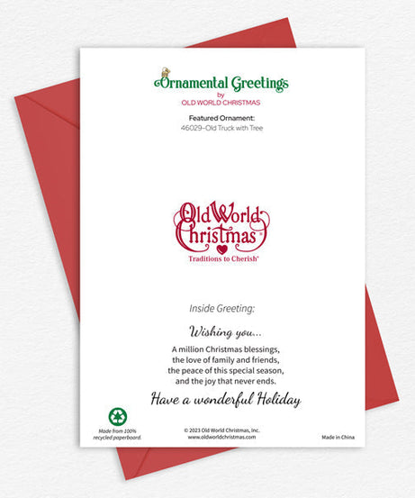 Christmas Truck Christmas Card