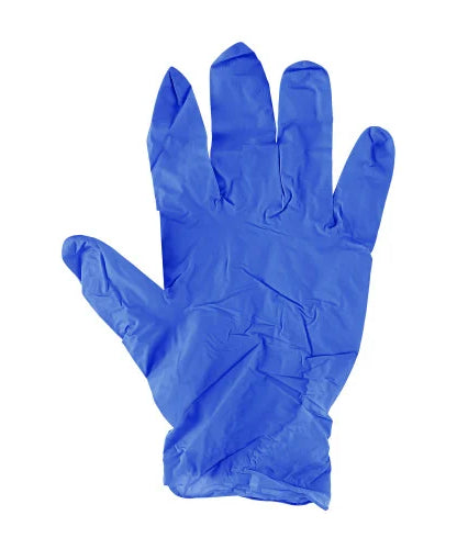 Boardwalk® Disposable Nitrile Gloves, Large, Blue, 4 mil, 100/Box (BWK380LBXA) - Grazingbelles