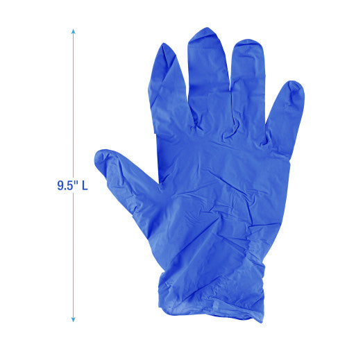 Boardwalk® Disposable Nitrile Gloves, Large, Blue, 4 mil, 1000/CT (BWK380LCTA)