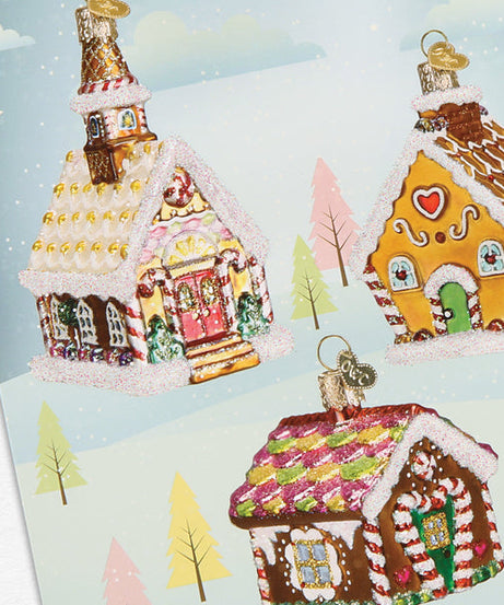 Gingerbread Houses Christmas Card