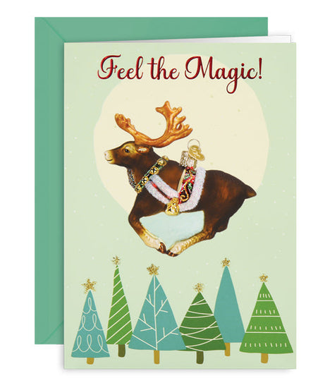 Reindeer Christmas Card