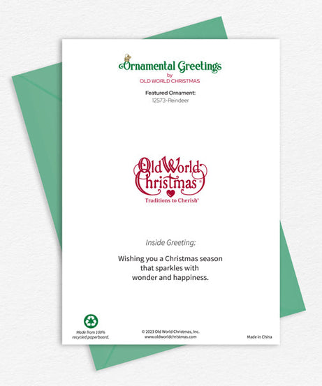 Reindeer Christmas Card