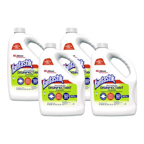 Fantastik® Multi-Surface Disinfectant Degreaser, Pleasant Scent, 1 Gal. Bottle, 4 Bottles (311930) - Grazingbelles