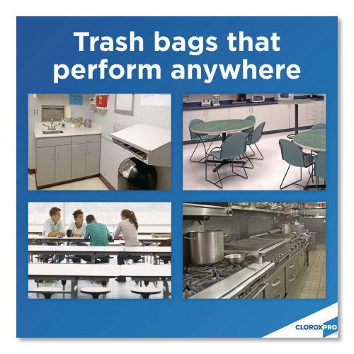 Glad Tall Kitchen Drawstring Trash Bags, 13 gal, 24" x 27.38", Gray, 100/Box (78526) - Grazingbelles