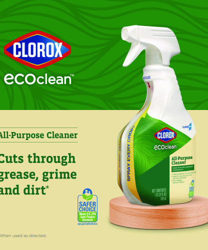Clorox Pro EcoClean All-Purpose Cleaner, Unscented, 32 oz Spray Bottle, 9/Carton (60276CT) - Grazingbelles