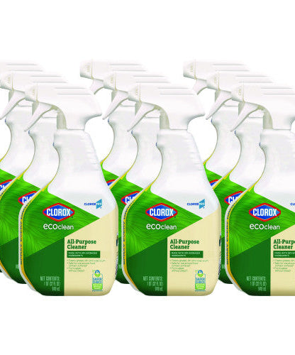 Clorox Pro EcoClean All-Purpose Cleaner, Unscented, 32 oz Spray Bottle, 9/Carton (60276CT) - Grazingbelles