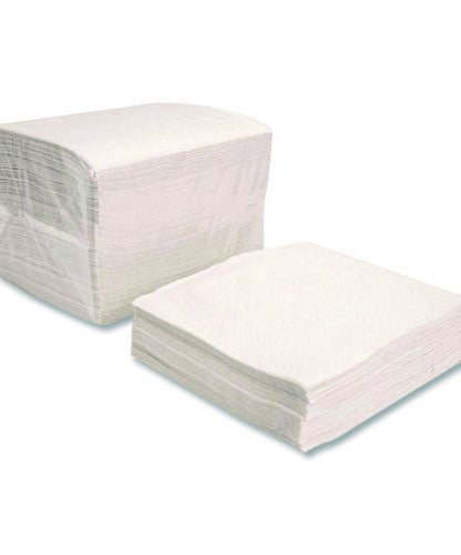 Boardwalk Dinner Napkins, 1-Ply, 16" x 16", White, 250/Pack, 12 Packs/Carton (1616NAPW)