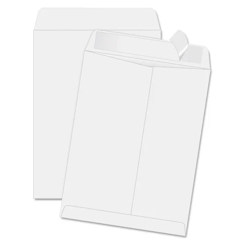 Quality Park Redi-Strip Catalog Envelope, #14 1/2, Cheese Blade Flap, Redi-Strip Adhesive Closure, 11.5 x 14.5, White, 100/Box (44834) - Grazingbelles