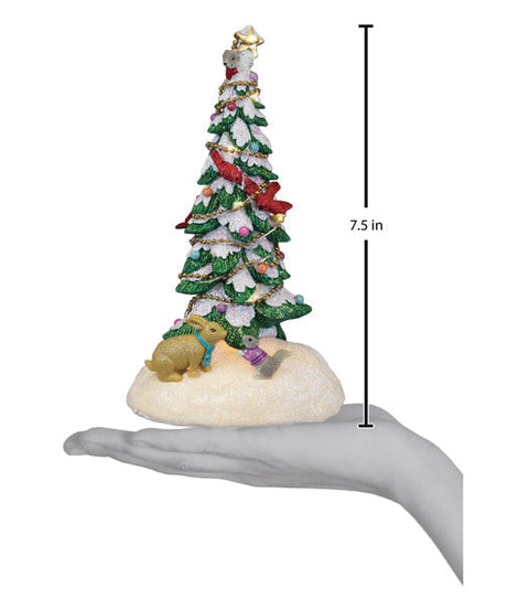 Critter Tree Lighted Figurine