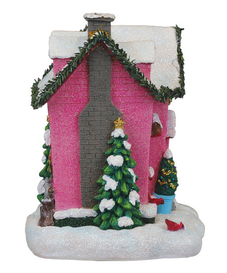 Holiday House Lighted Figurine