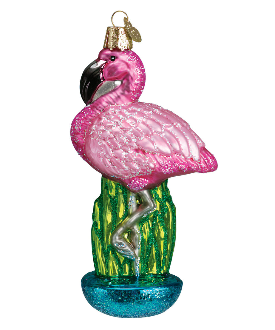 Flamingo Christmas Ornament