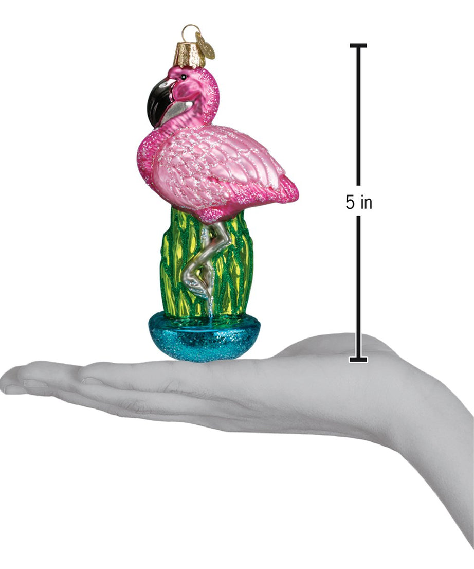 Flamingo Christmas Ornament