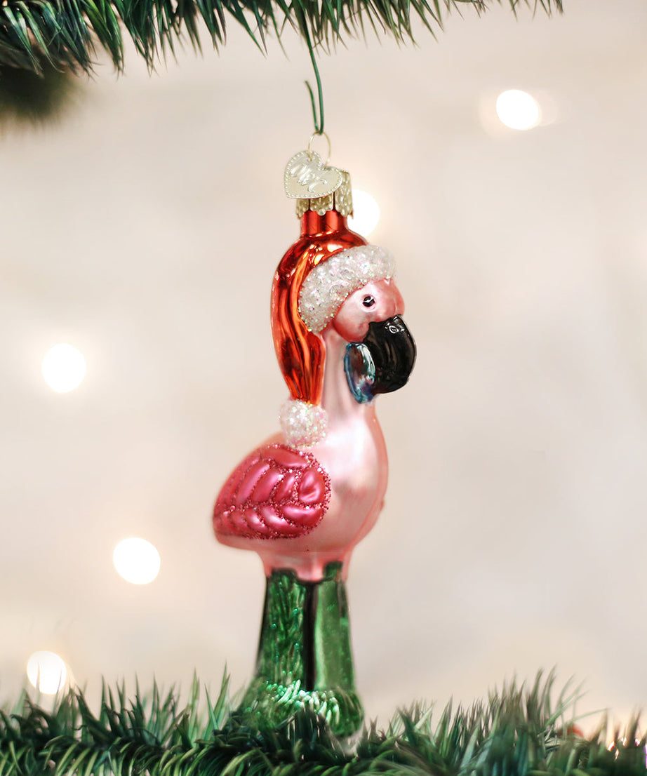 Yard Flamingo Ornament