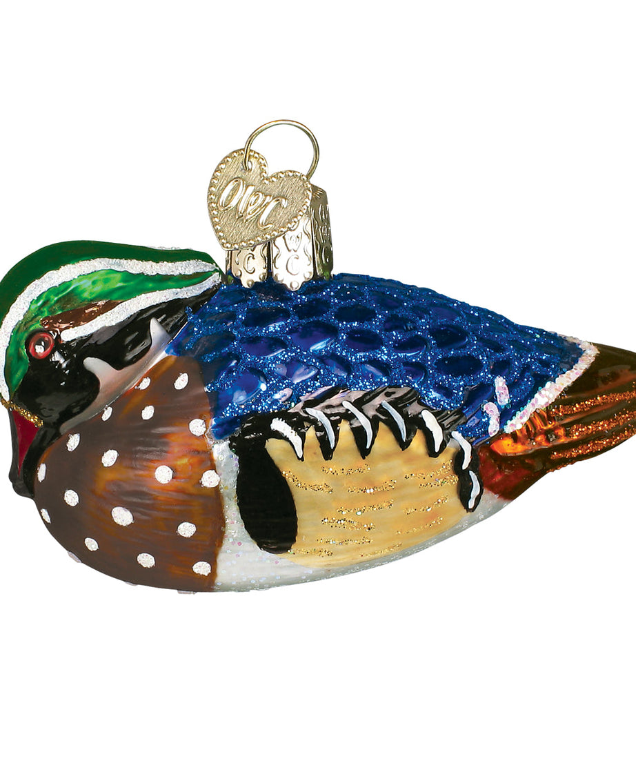 Wood Duck Christmas Ornament