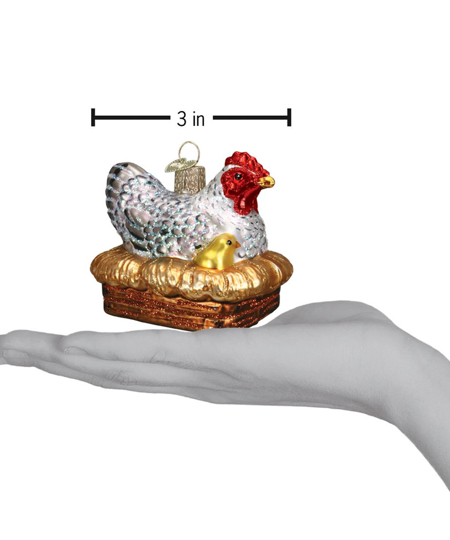 Hen On Nest Ornament
